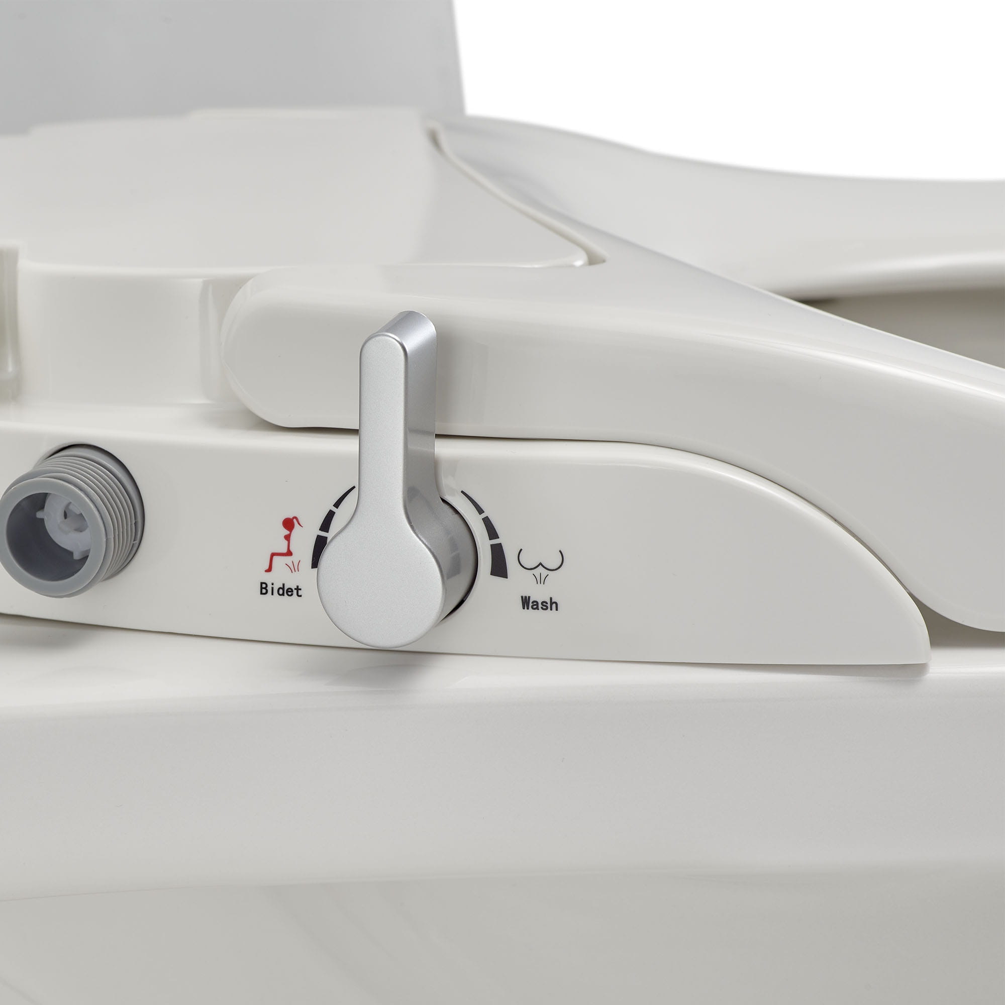 AquaWash® 1.0 NonElectric SpaLet® Bidet Seat With Manual Operation